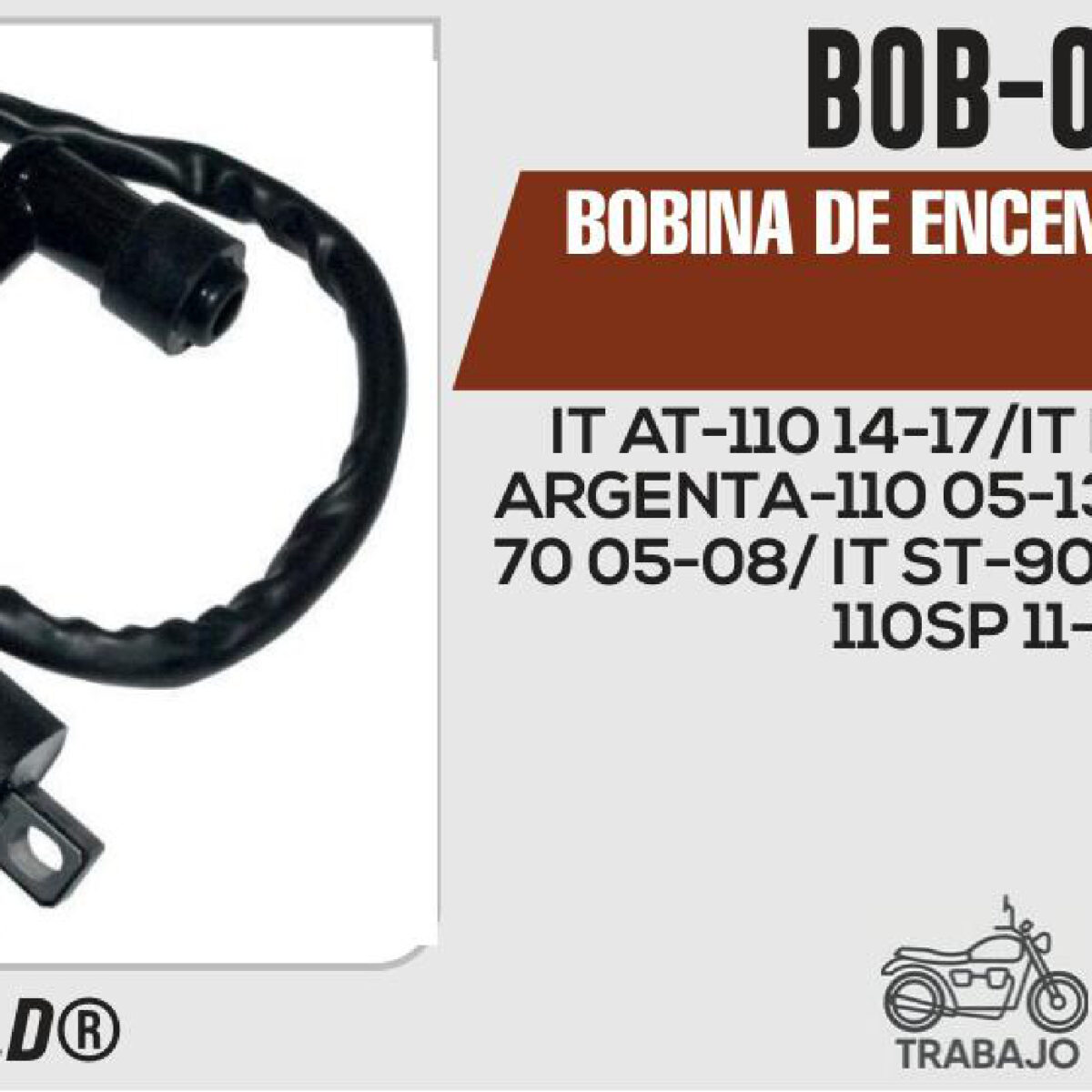 BOBINA DE ENCENDIDO 12Vcc