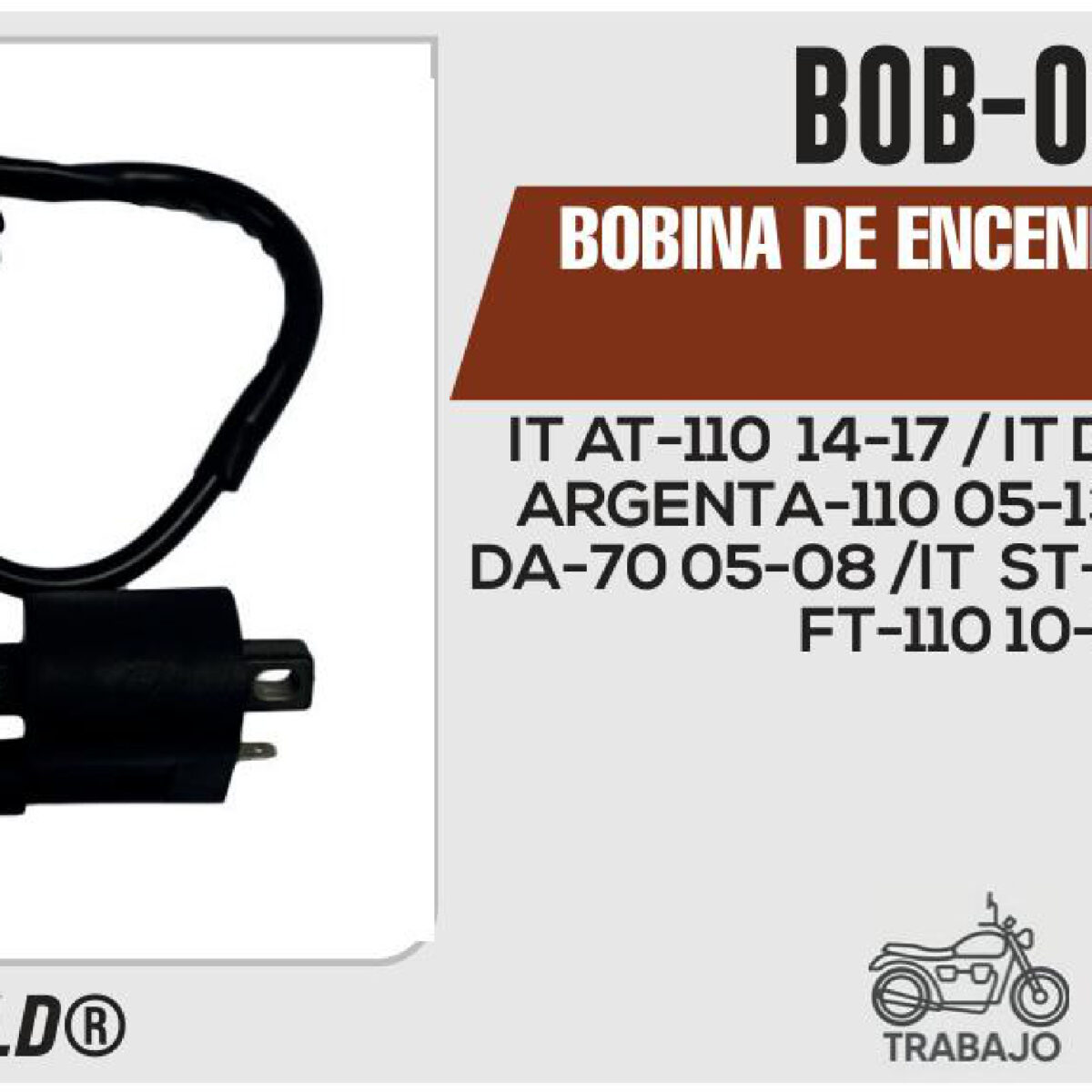 BOBINA DE ENCENDIDO 12Vcc