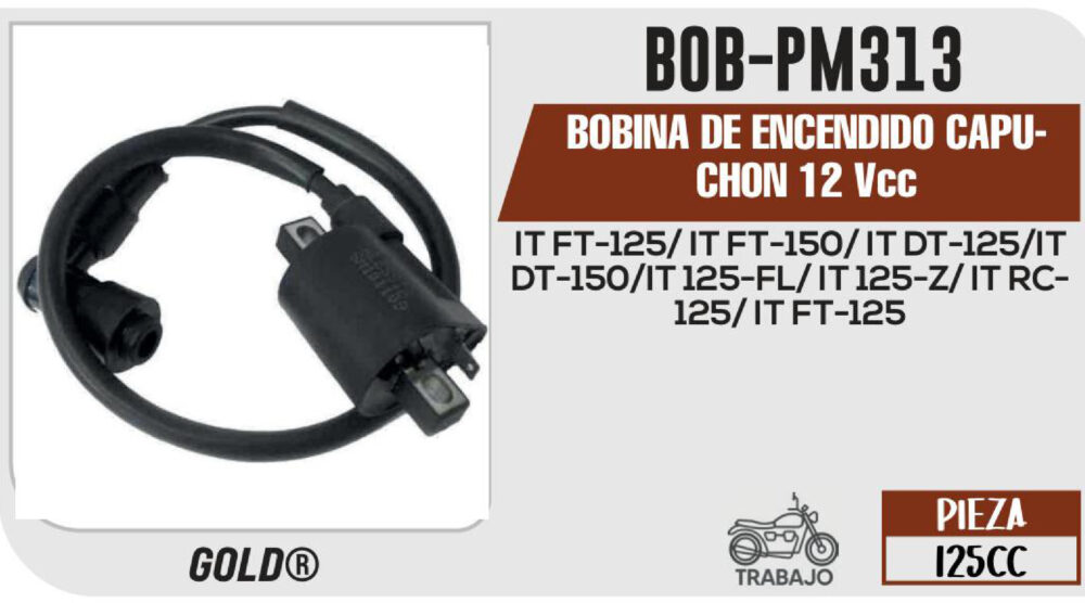 BOBINA DE ENCENDIDO 12Vcc