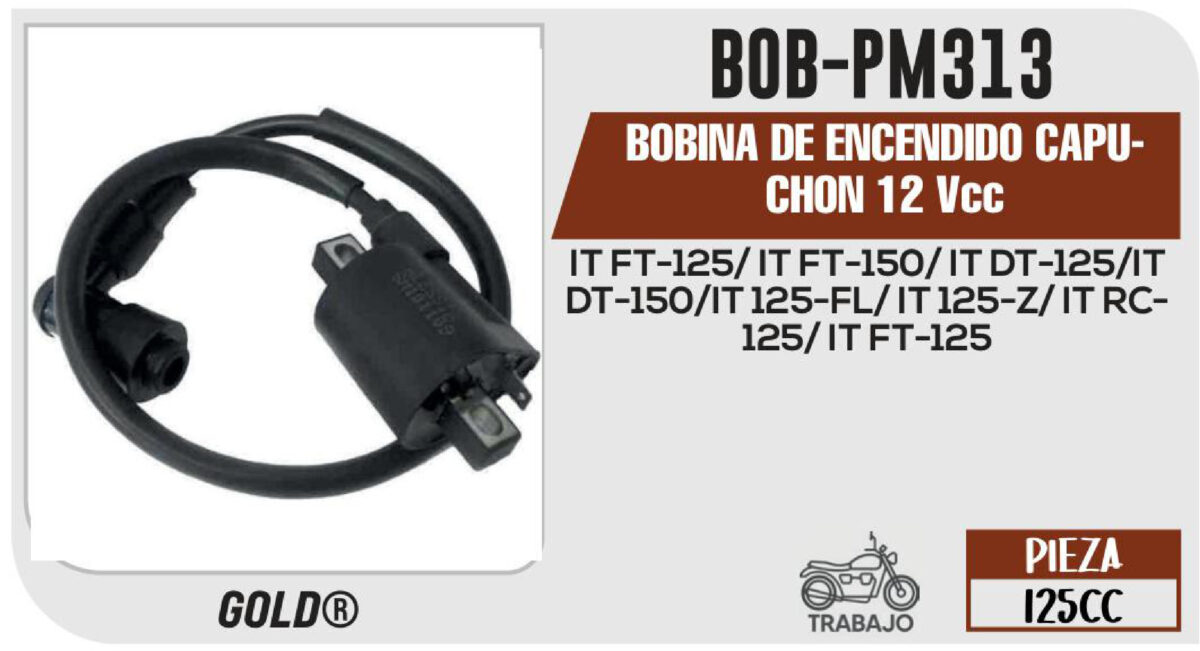 BOBINA DE ENCENDIDO 12Vcc
