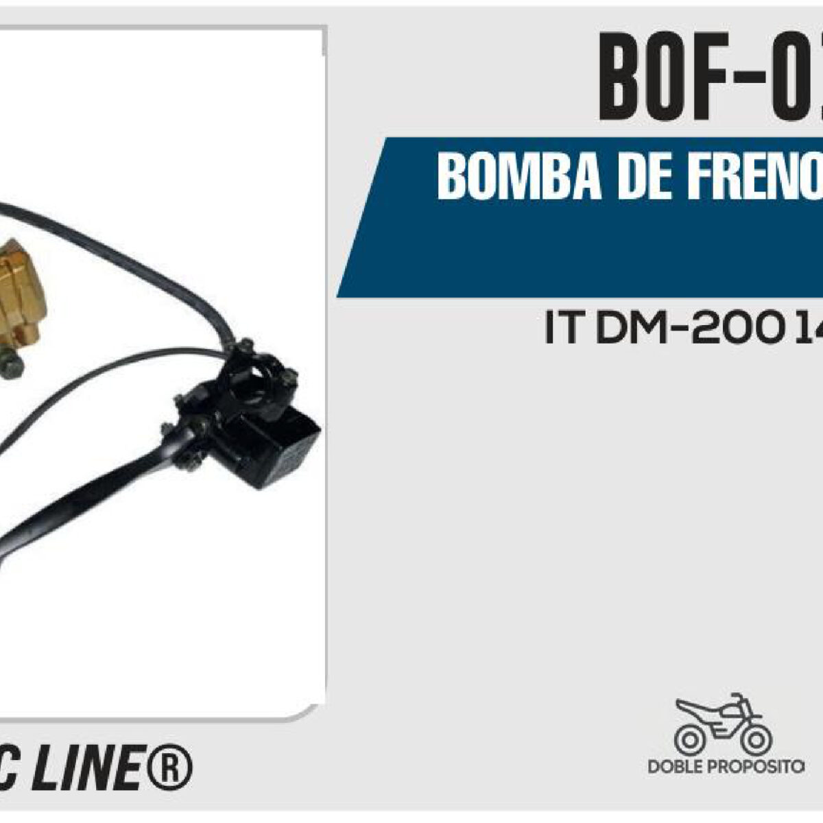 BOMBA DE FRENO COMPLETA NARANJA