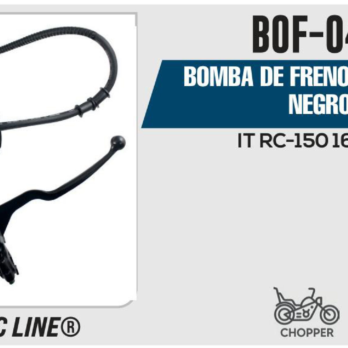BOMBA DE FRENO COMPLETA NEGRO