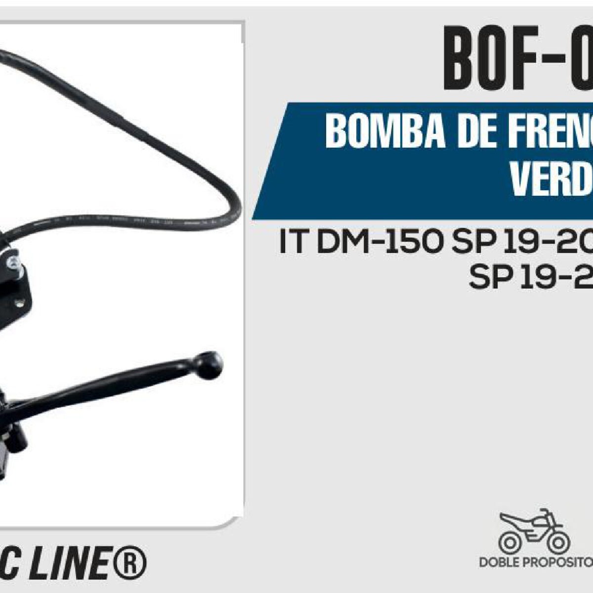 BOMBA DE FRENO COMPLETA VERDE
