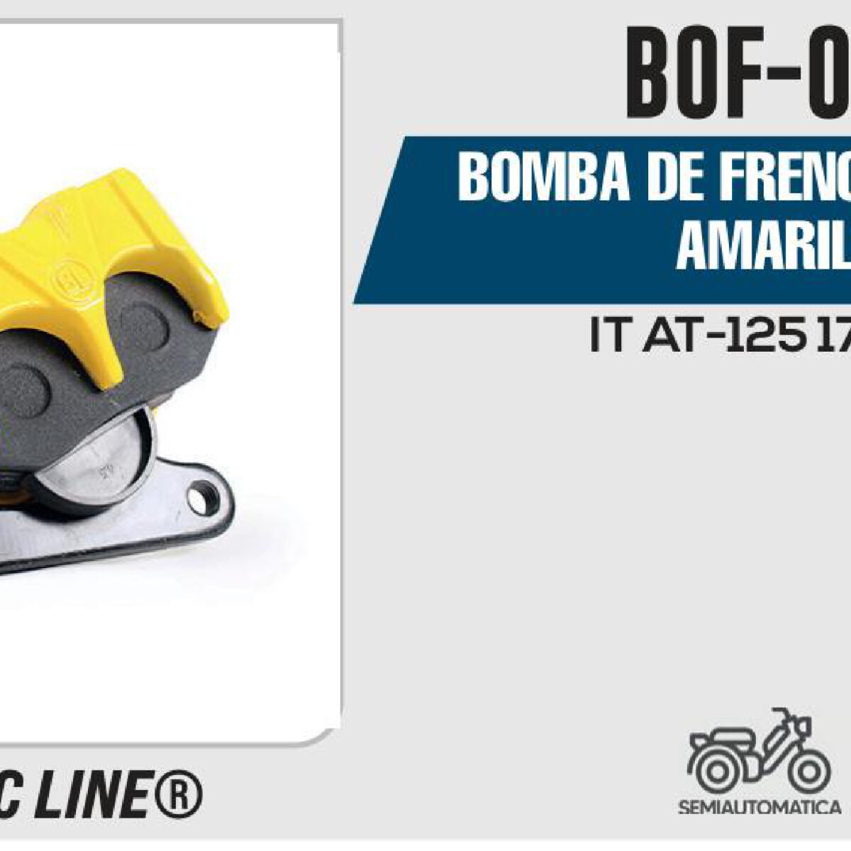 BOMBA DE FRENO COMPLETA AMARILLO