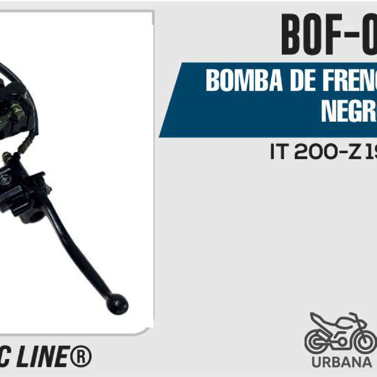 BOMBA DE FRENO COMPLETA NEGRO