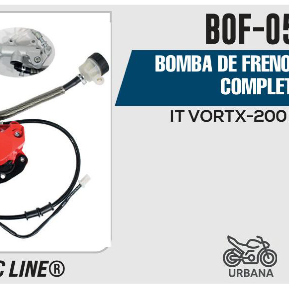 BOMBA DE FRENO TRASERA COMPLETA