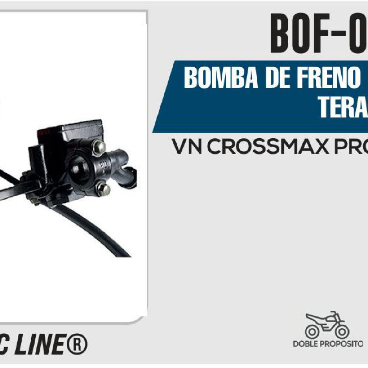 BOMBA DE FRENO ROJO DELANTERA
