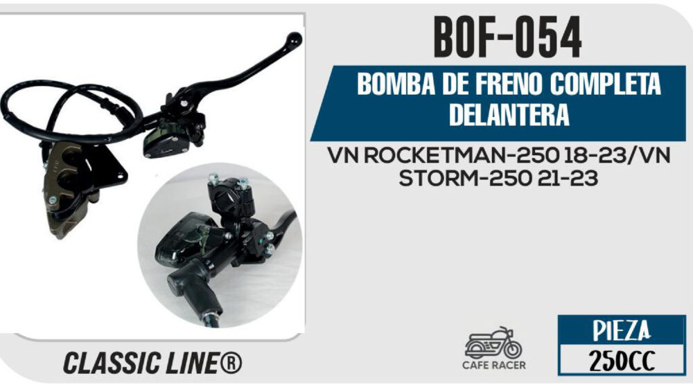 BOMBA DE FRENO COMPLETA DELANTERA
