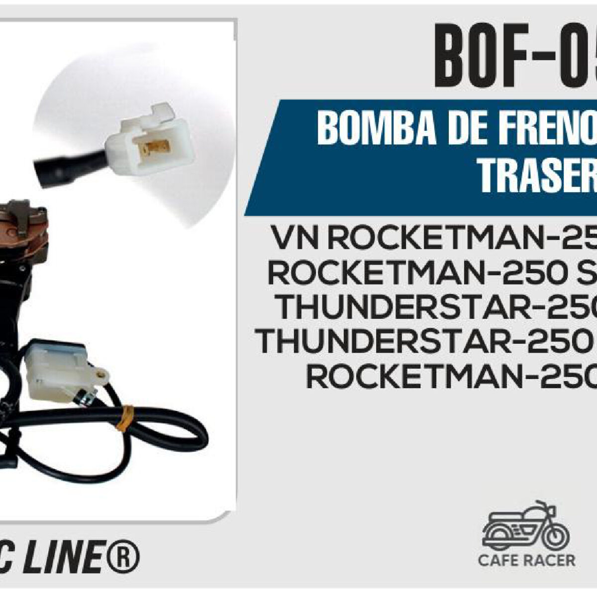BOMBA DE FRENO COMPLETA TRASERA