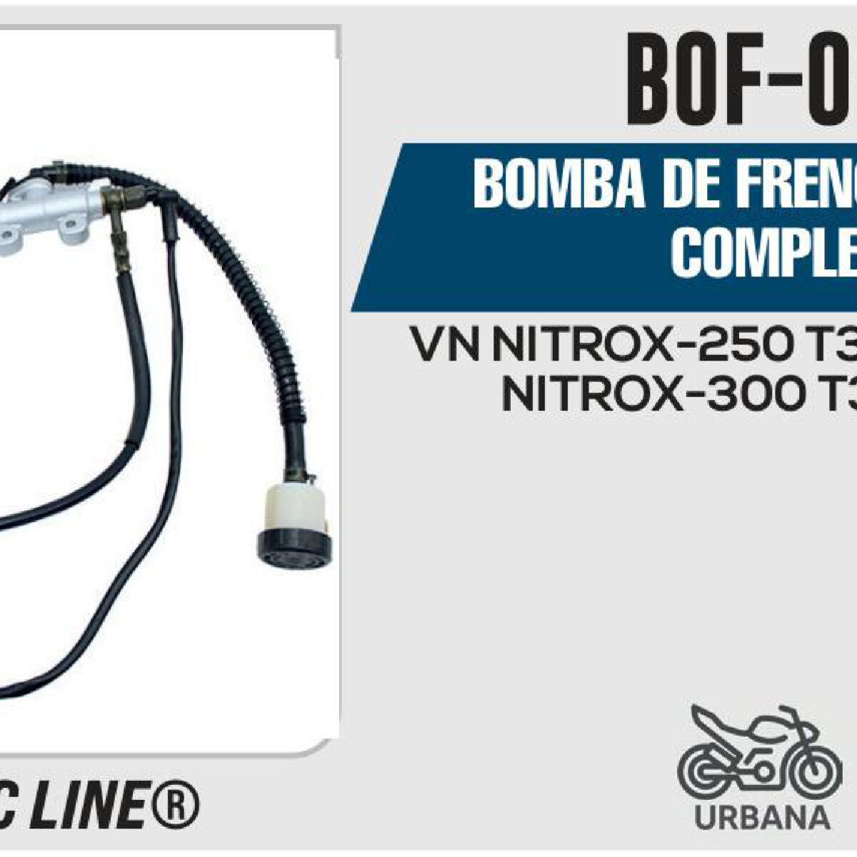 BOMBA DE FRENO TRASERA COMPLETA