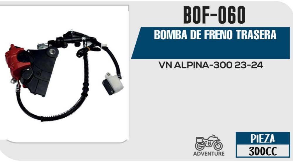 BOMBA DE FRENO TRASERA
