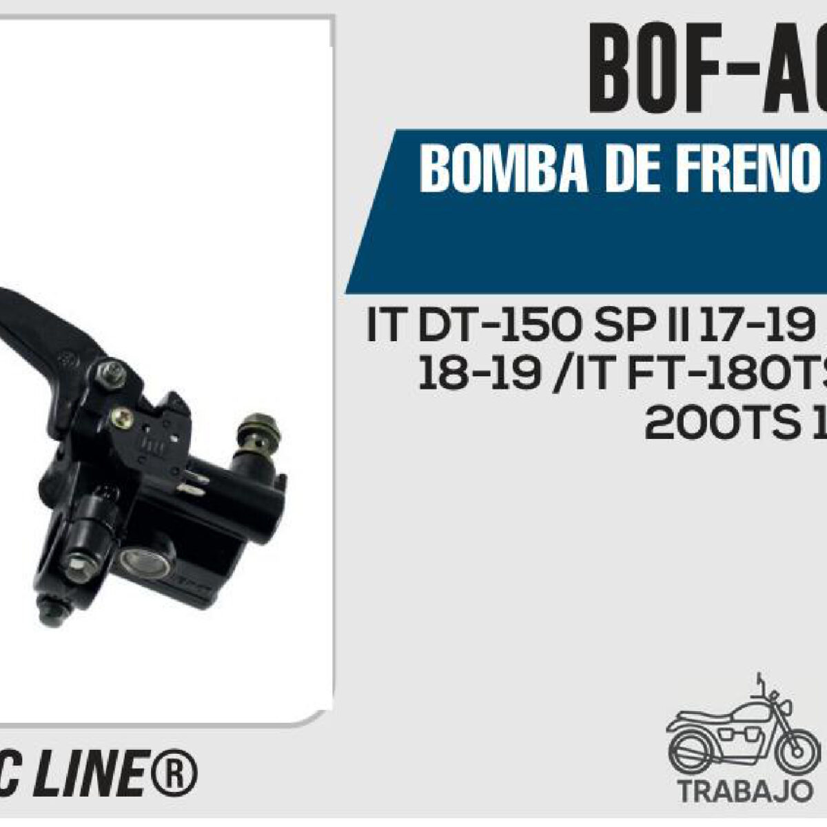 BOMBA DE FRENO CON MANIJA