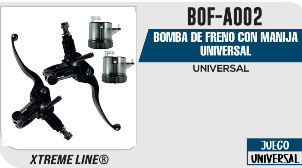 BOMBA DE FRENO CON MANIJA