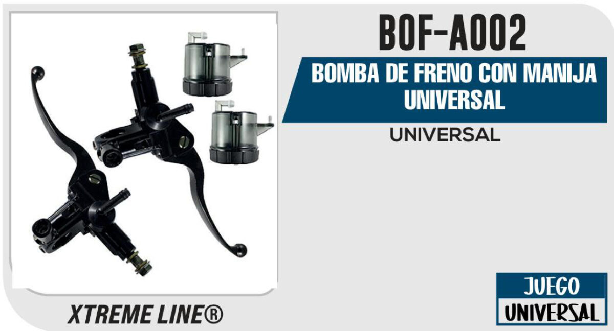 BOMBA DE FRENO CON MANIJA