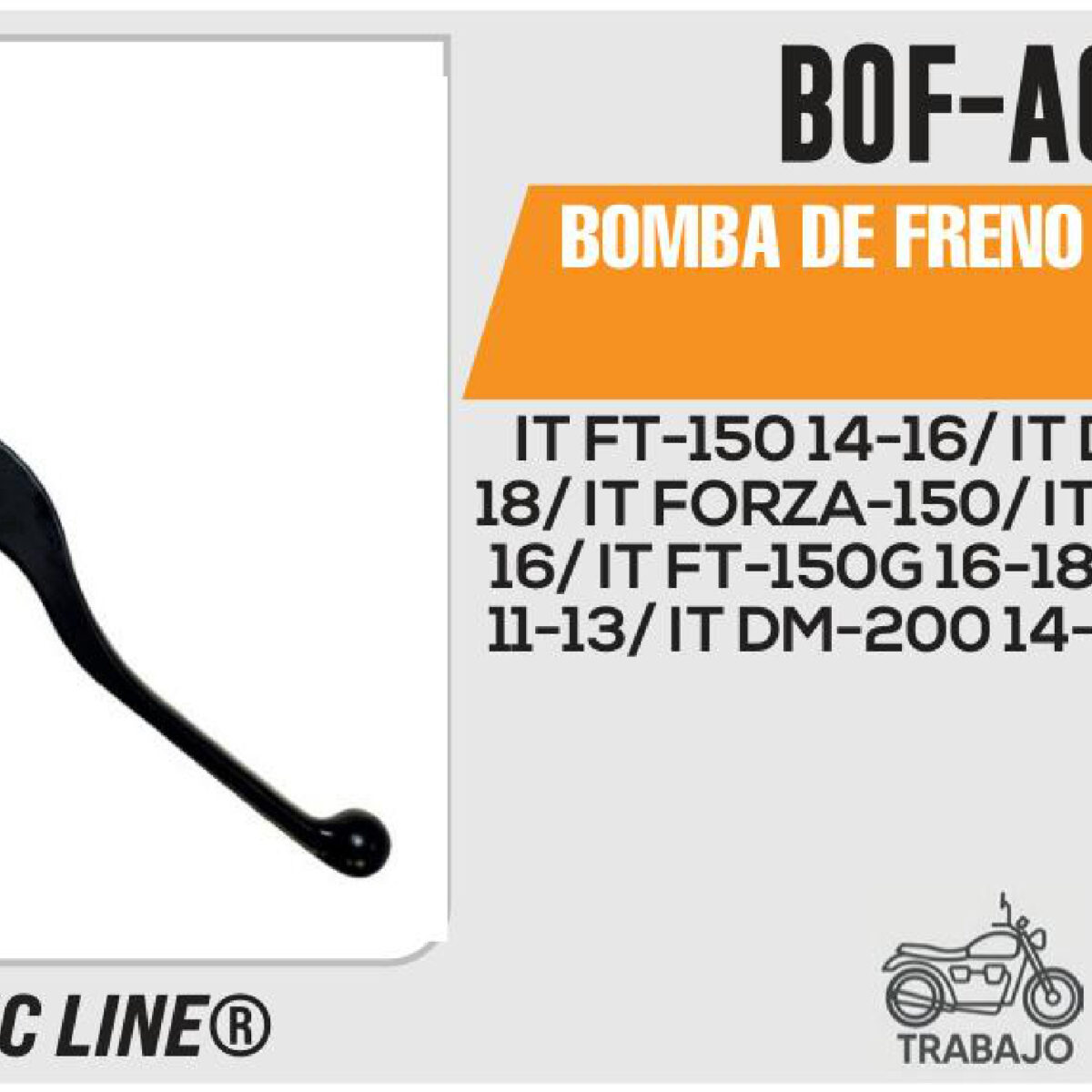 BOMBA DE FRENO CON MANIJA