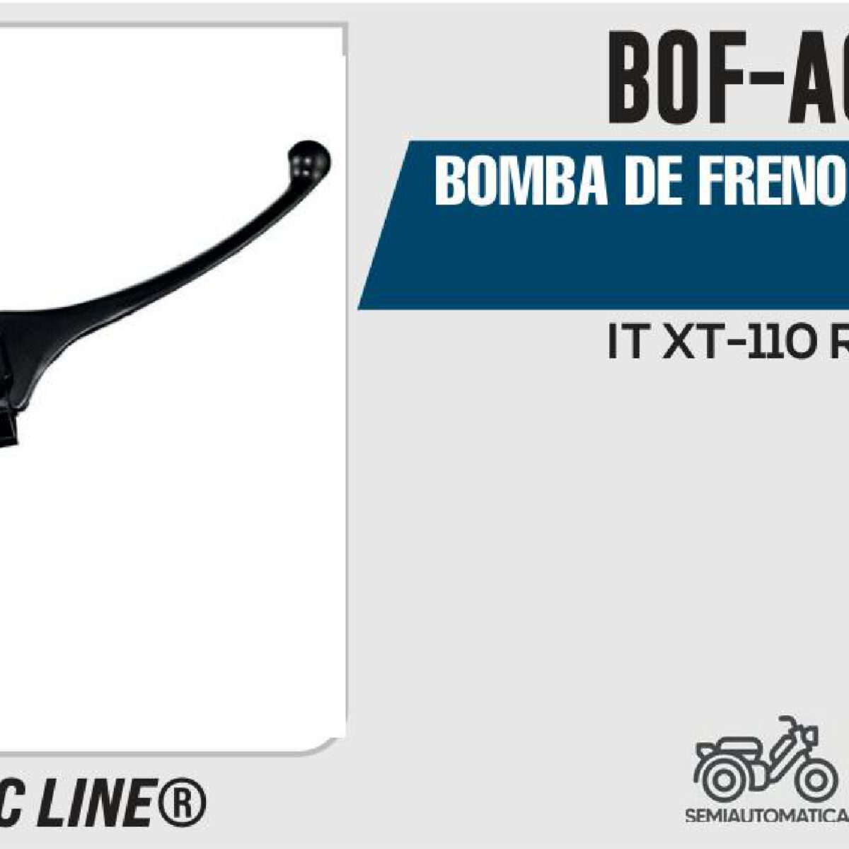 BOMBA DE FRENO CON MANIJA