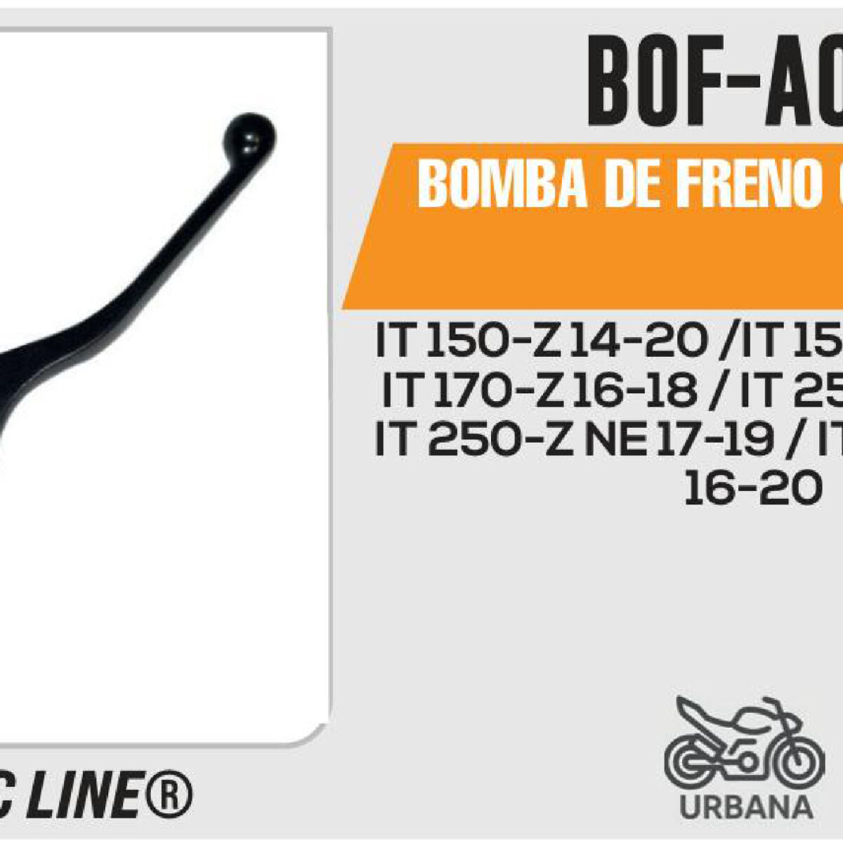 BOMBA DE FRENO CON MANIJA