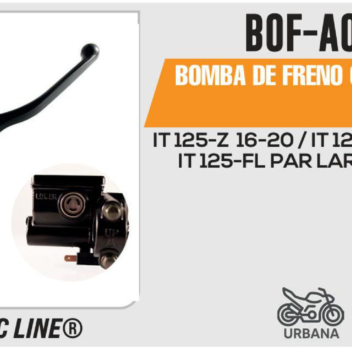 BOMBA DE FRENO CON MANIJA