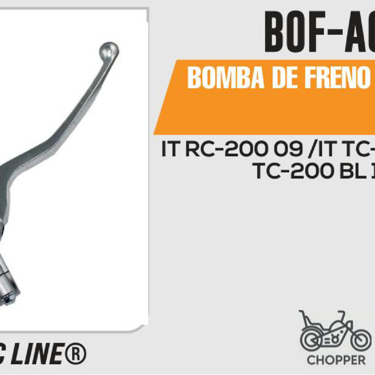 BOMBA DE FRENO CON MANIJA