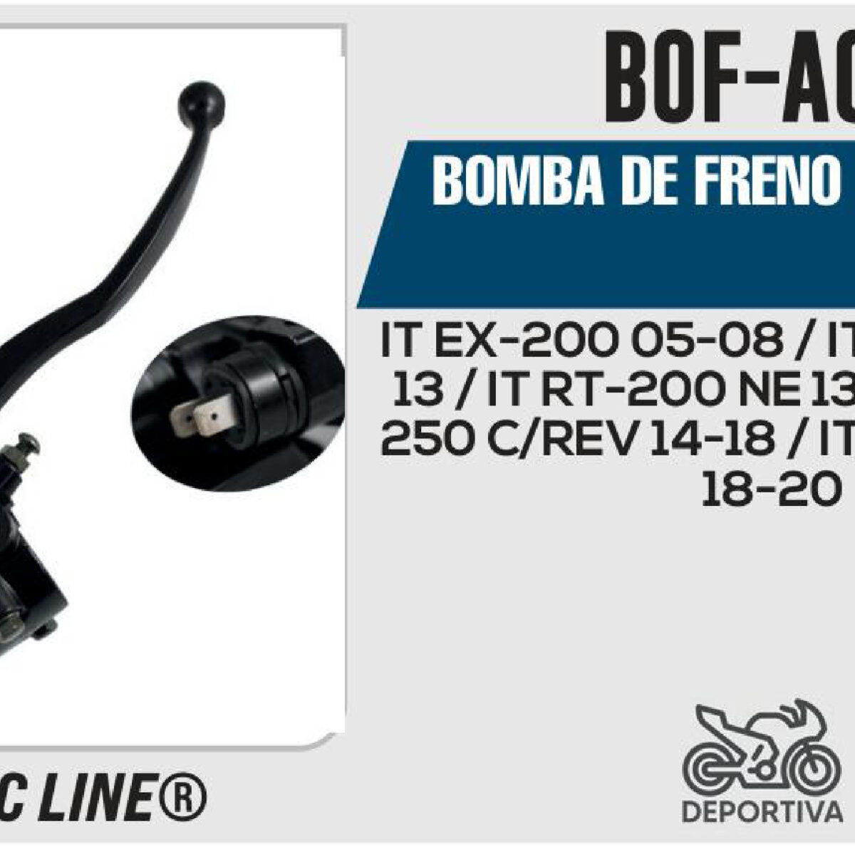 BOMBA DE FRENO CON MANIJA