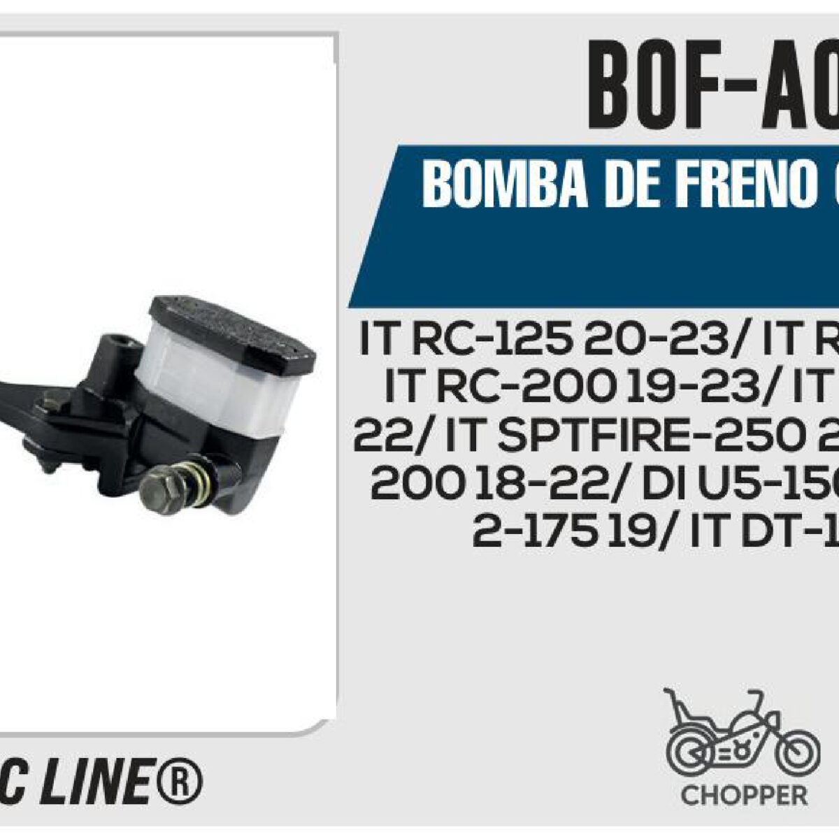 BOMBA DE FRENO CON MANIJA