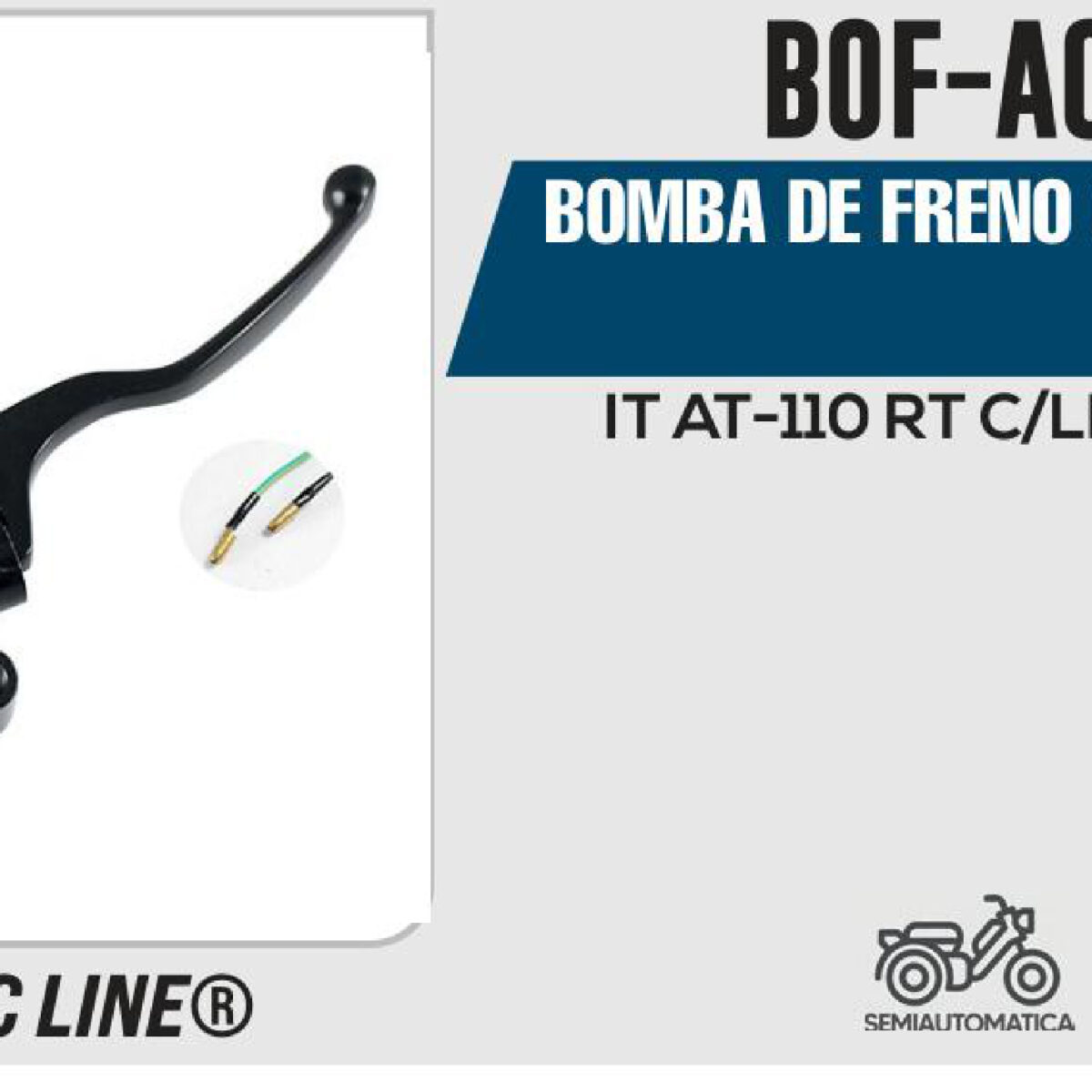 BOMBA DE FRENO CON MANIJA