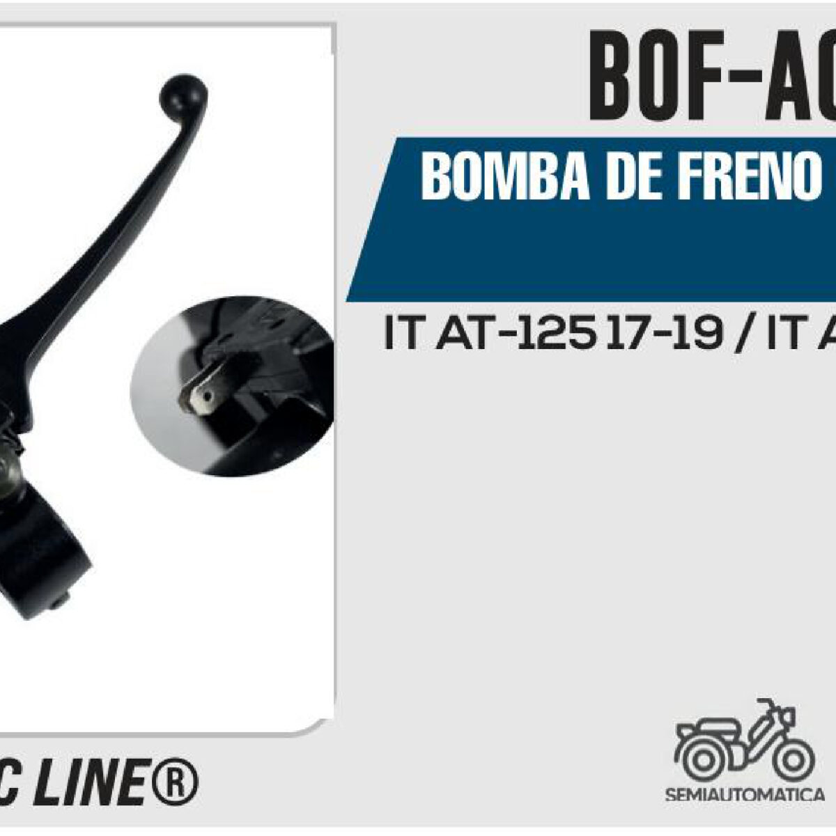 BOMBA DE FRENO CON MANIJA