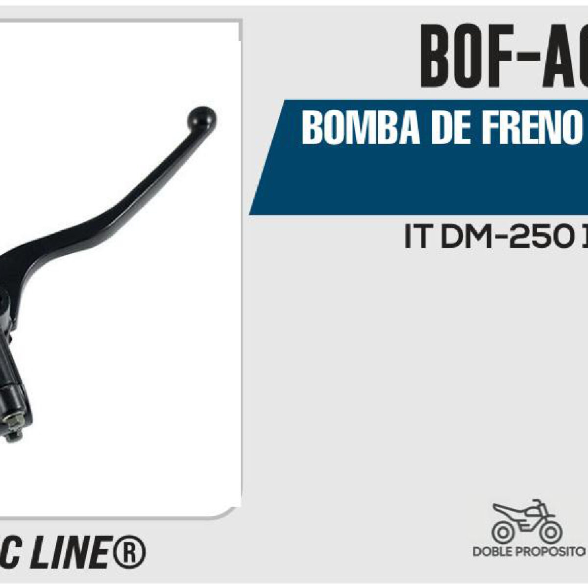 BOMBA DE FRENO CON MANIJA
