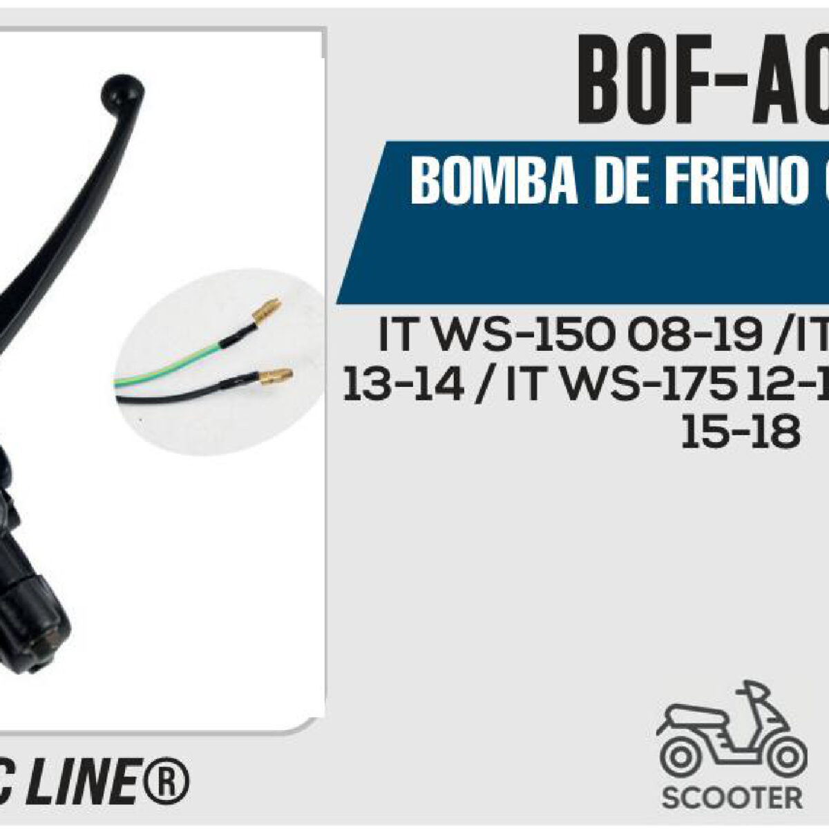 BOMBA DE FRENO CON MANIJA