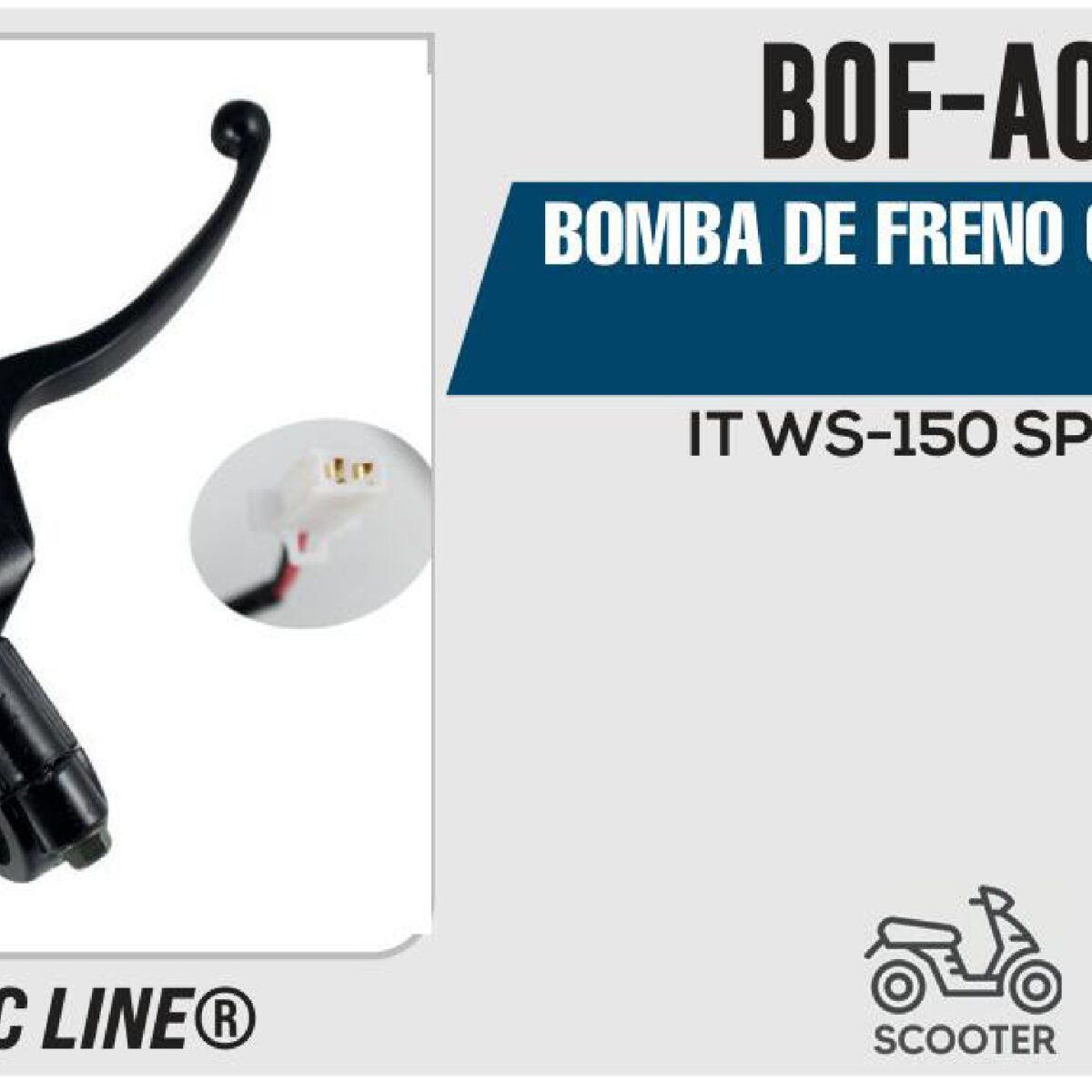 BOMBA DE FRENO CON MANIJA