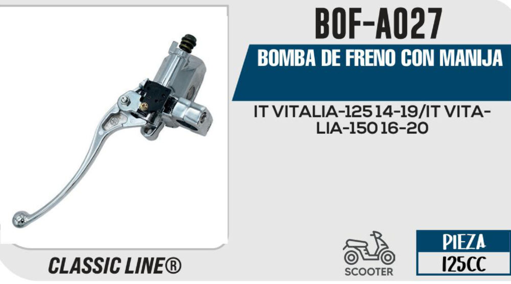 BOMBA DE FRENO CON MANIJA