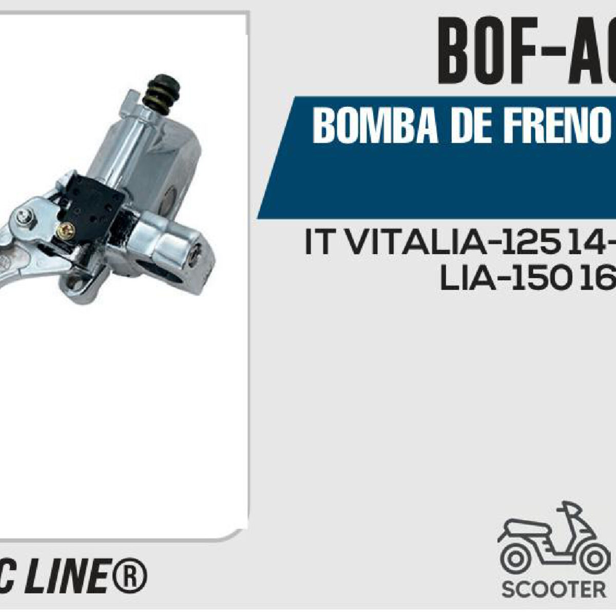 BOMBA DE FRENO CON MANIJA