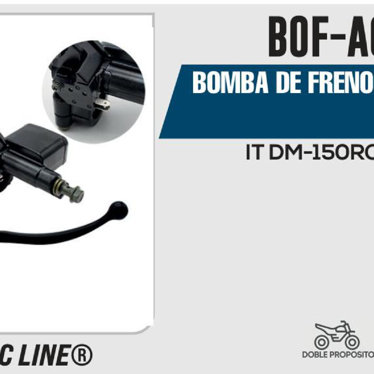 BOMBA DE FRENO CON MANIJA