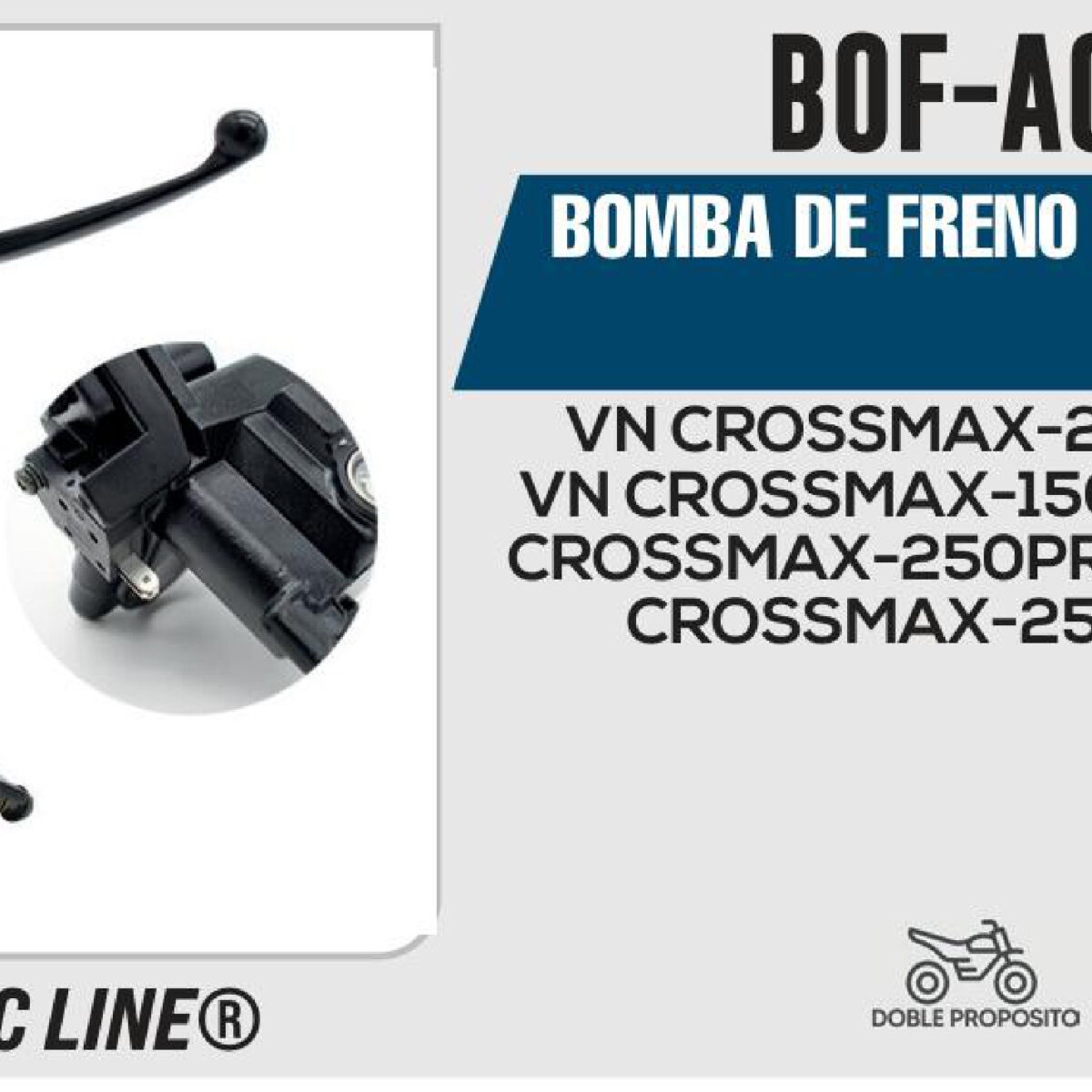 BOMBA DE FRENO CON MANIJA