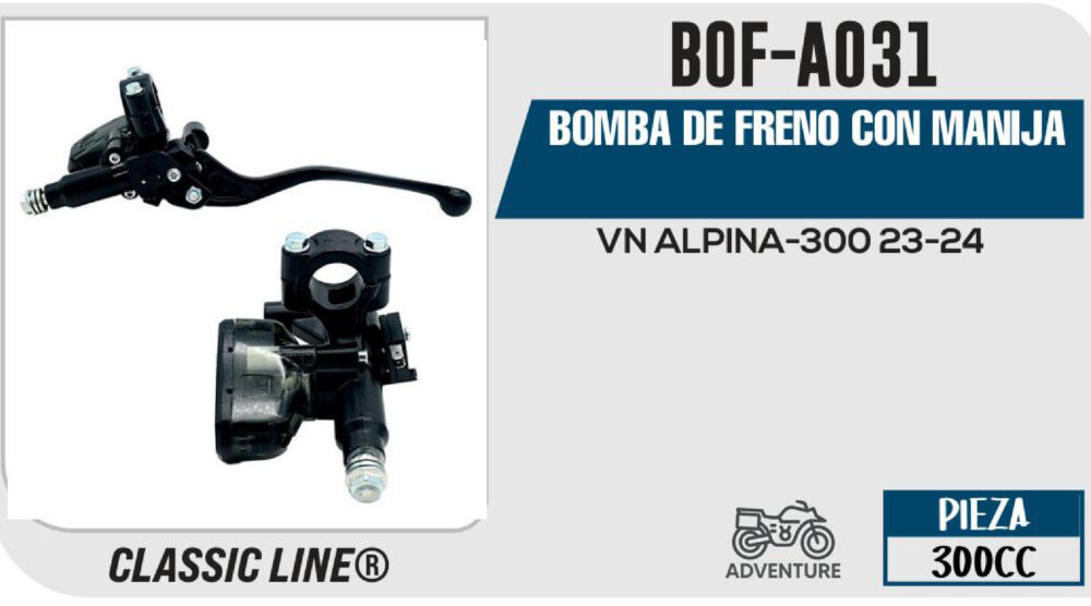 BOMBA DE FRENO CON MANIJA