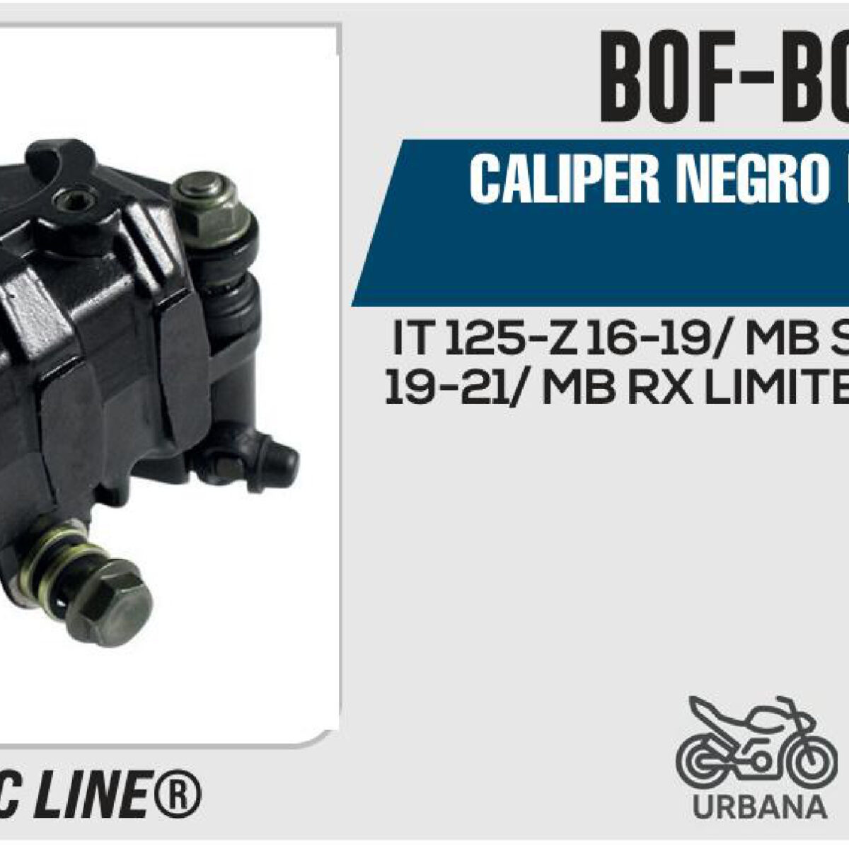 CALIPER NEGRO DELANTERO