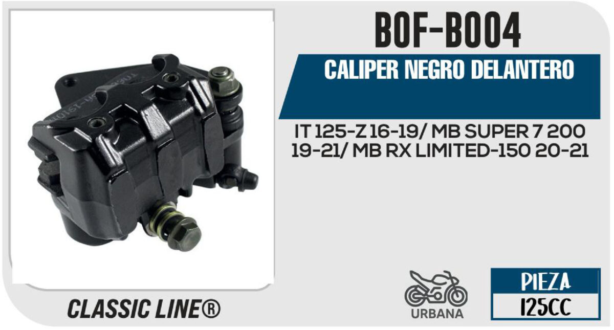 CALIPER NEGRO DELANTERO