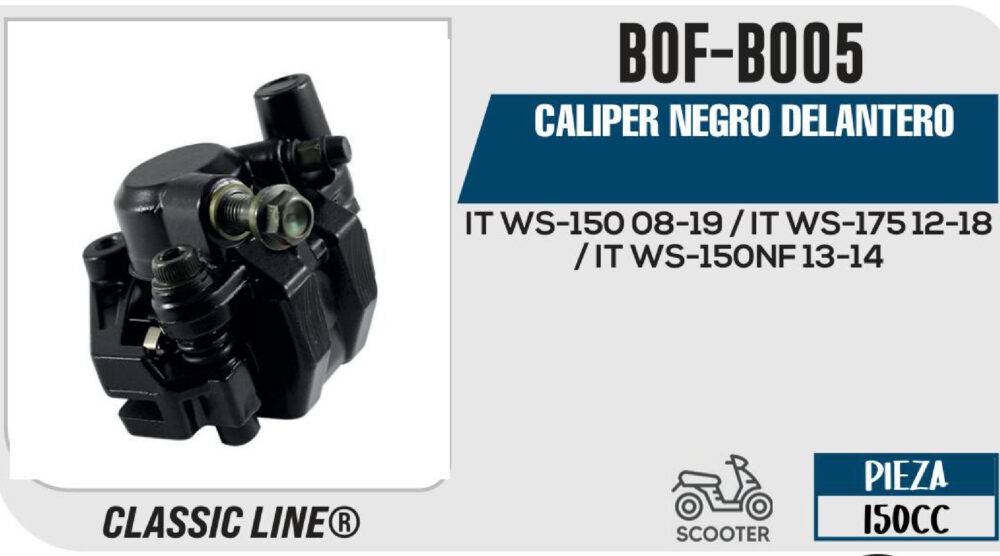 CALIPER NEGRO DELANTERO