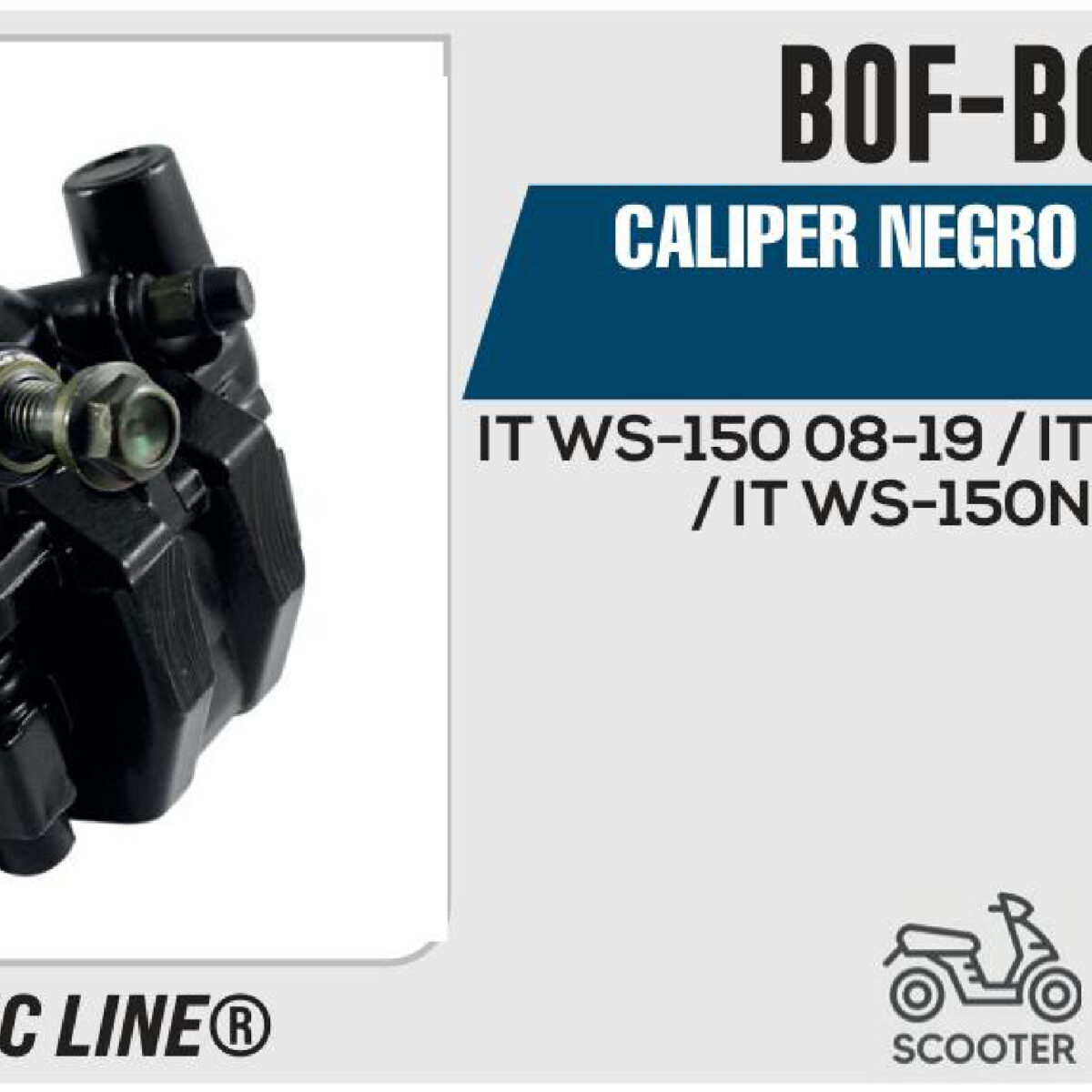 CALIPER NEGRO DELANTERO
