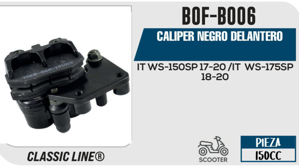 CALIPER NEGRO DELANTERO