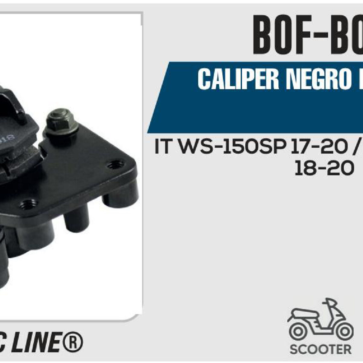 CALIPER NEGRO DELANTERO