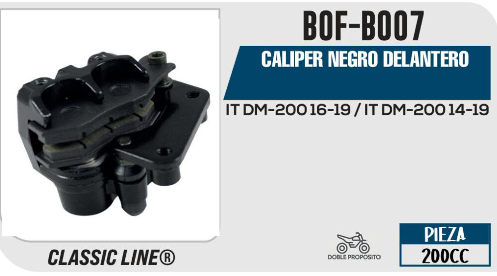 CALIPER NEGRO DELANTERO