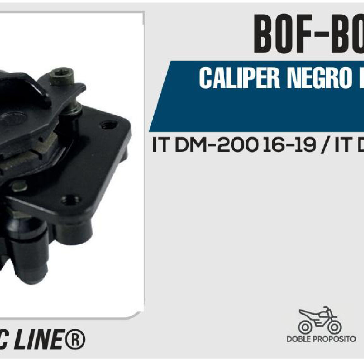 CALIPER NEGRO DELANTERO