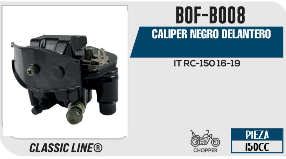 CALIPER NEGRO DELANTERO