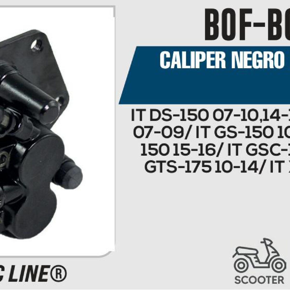 CALIPER NEGRO DELANTERO