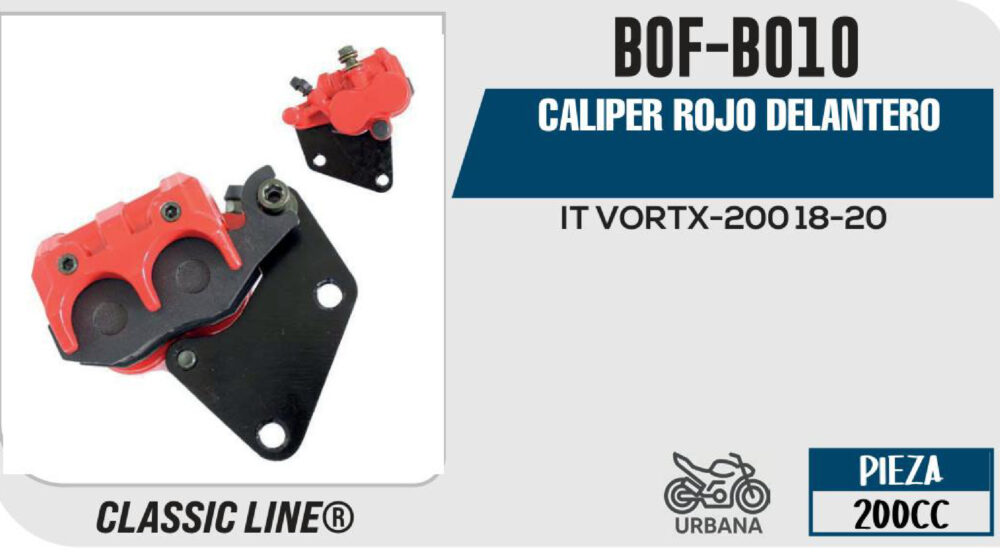 CALIPER ROJO DELANTERO
