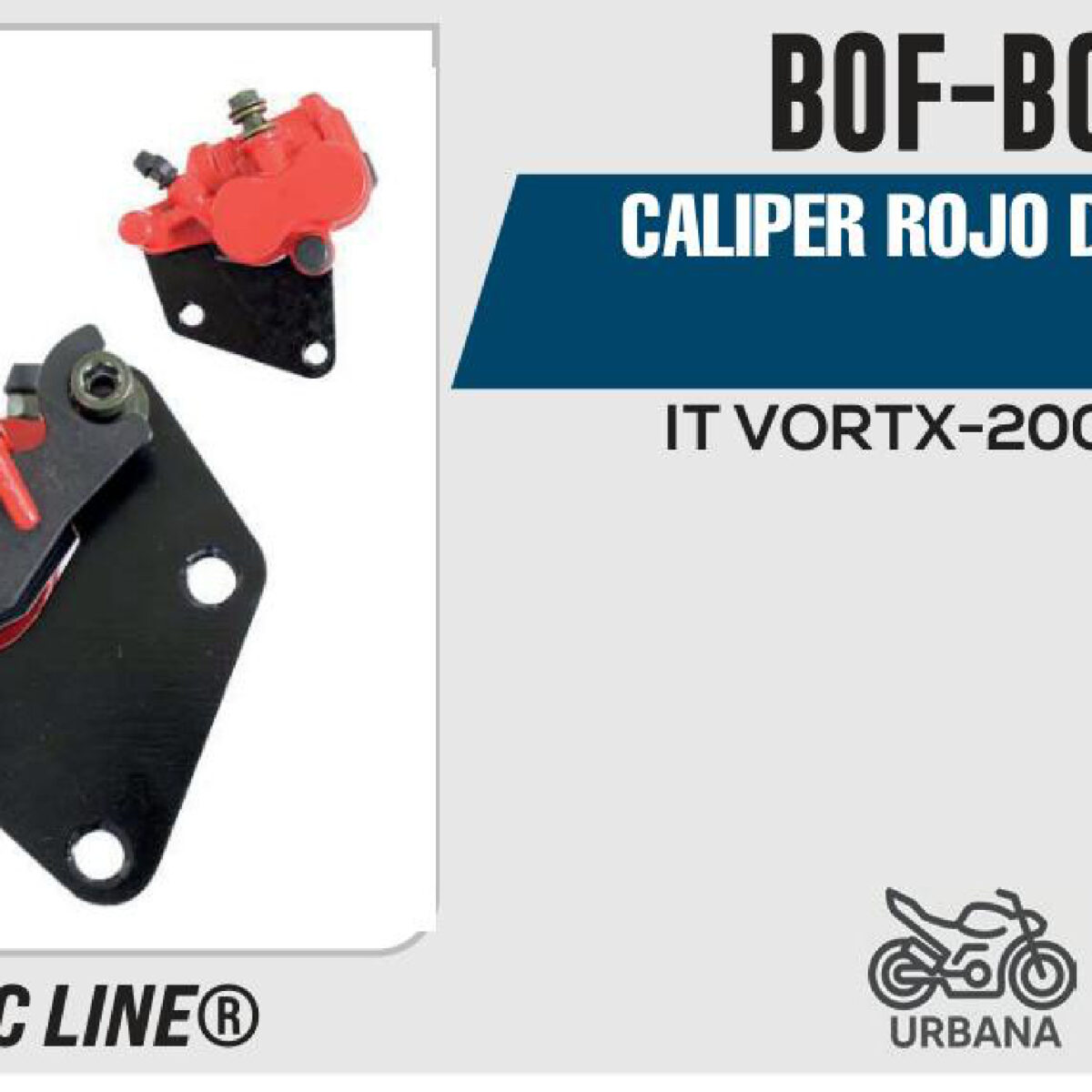 CALIPER ROJO DELANTERO