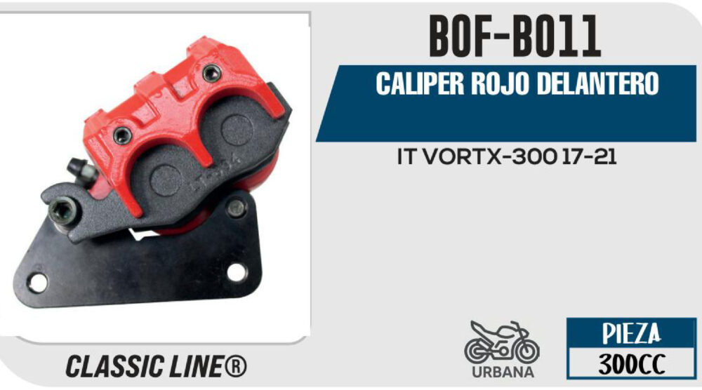 CALIPER ROJO DELANTERO