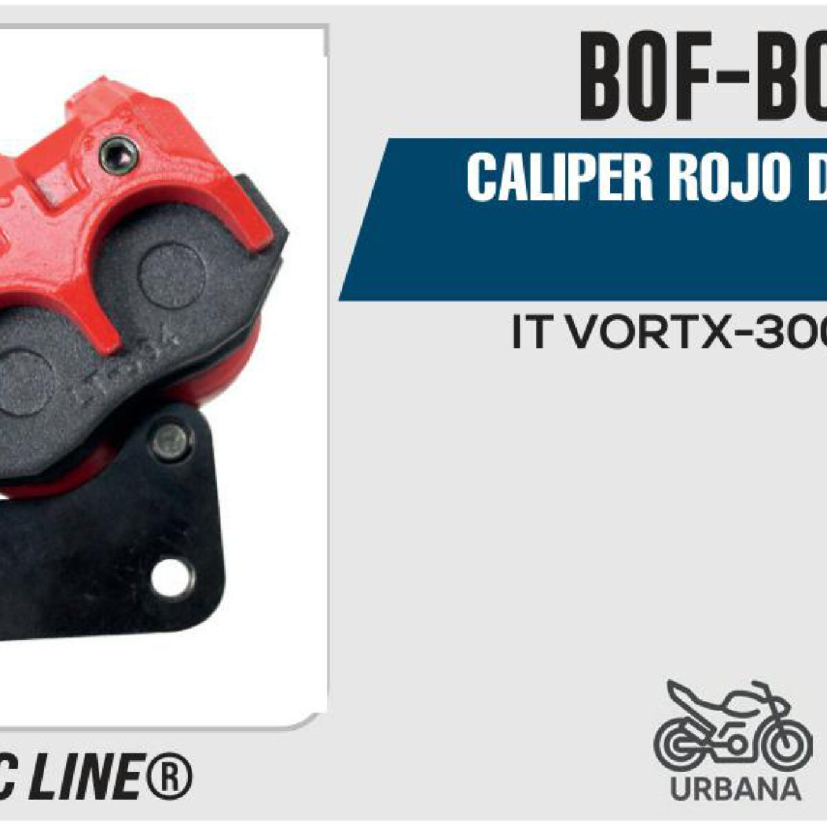 CALIPER ROJO DELANTERO