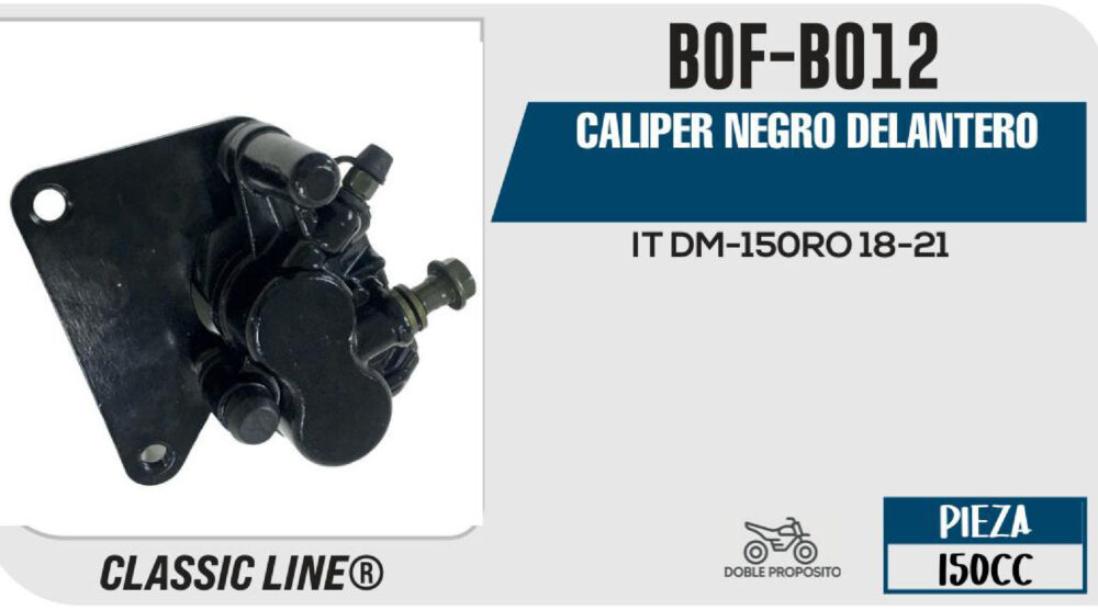 CALIPER NEGRO DELANTERO
